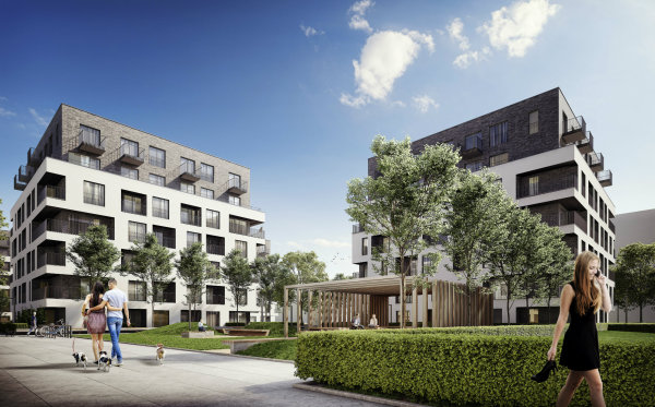 Osiedle Reset powstanie na warszawskim Służewcu, wiz. Echo Investment. Osiedle Reset powstanie na warszawskim Służewcu, wiz. Echo Investment.