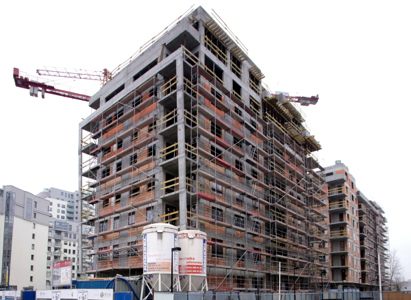 Wiecha na budynkach z trzeciego etapu Capital Art Apartments, fot. Atlas Estates Wiecha na budynkach z trzeciego etapu Capital Art Apartments, fot. Atlas Estates