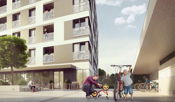 Projekt Osiedla 360 stopni przygotowała pracownia Mąka Sojka Architekci, wiz. Unidevelopment Projekt Osiedla 360 stopni przygotowała pracownia Mąka Sojka Architekci, wiz. Unidevelopment