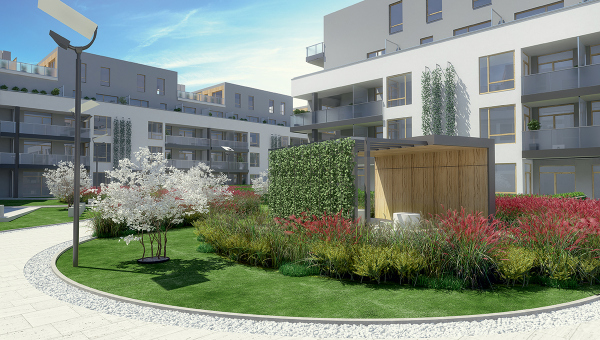 Za projekt osiedla Espace na warszawskim Wilanowie odpowiada FBT - Pracownia Architektury i Urbanistyki, wiz. Bouygues Immobilier Polska. Za projekt osiedla Espace na warszawskim Wilanowie odpowiada FBT - Pracownia Architektury i Urbanistyki, wiz. Bouygues Immobilier Polska.