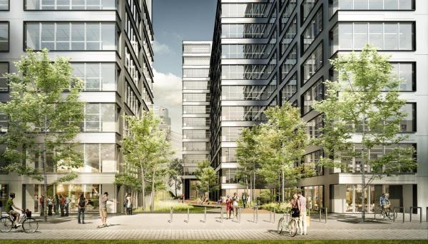 Pierwszy etap Generation Park w Warszawie będzie gotowy z końcem 2017 r., wiz. Skanska Property Poland Pierwszy etap Generation Park w Warszawie będzie gotowy z końcem 2017 r., wiz. Skanska Property Poland