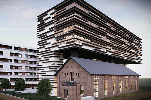 Projekt rewitalizacji zabytku po koszarach w centrum Kępy Mieszczańskiej Projekt rewitalizacji zabytku po koszarach w centrum Kępy Mieszczańskiej