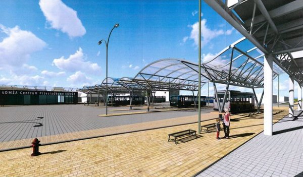 Centrum przesiadkowe w Łomży ma być gotowe w sierpniu 2019 r. Centrum przesiadkowe w Łomży ma być gotowe w sierpniu 2019 r.