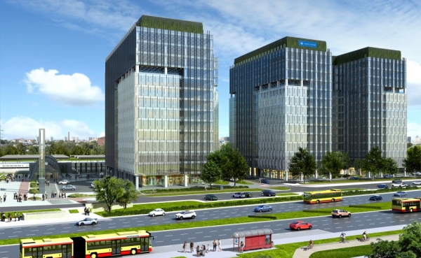Pierwszy etap kompleksu West Station będzie gotowy w IV kwartale 2016 r., wiz. HB Reavis Pierwszy etap kompleksu West Station będzie gotowy w IV kwartale 2016 r., wiz. HB Reavis