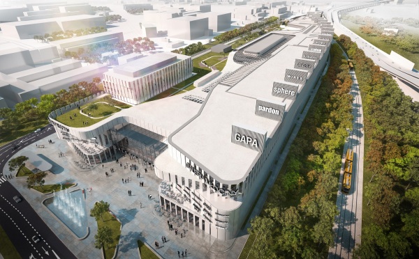 Galeria Młociny w Warszawie obejmie 220 tys. mkw. powierzchni , wiz. MMG. Galeria Młociny w Warszawie obejmie 220 tys. mkw. powierzchni , wiz. MMG.