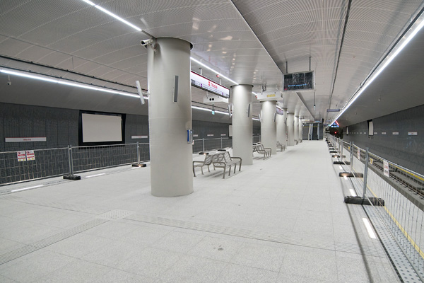 Stacja Trocka na wschodnim odcinku II linii metra w Warszawie Stacja Trocka na wschodnim odcinku II linii metra w Warszawie