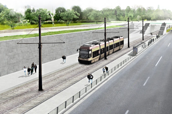 W ramach trasy tramwajowej z Woli w Warszawie powstanie 2,3 km nowych torów. W ramach trasy tramwajowej z Woli w Warszawie powstanie 2,3 km nowych torów.