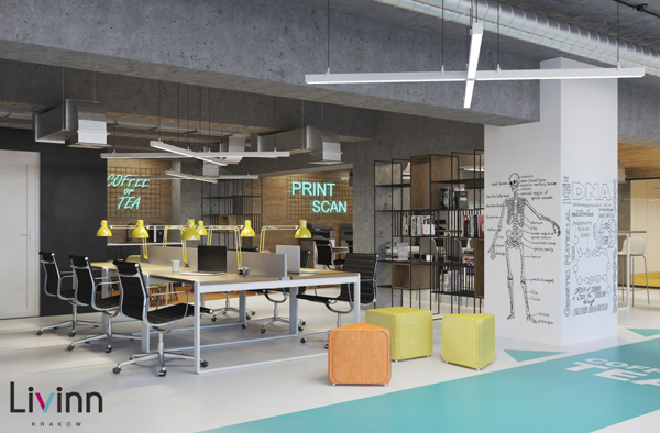 Sala do nauki w Livinn Kraków Sala do nauki w Livinn Kraków
