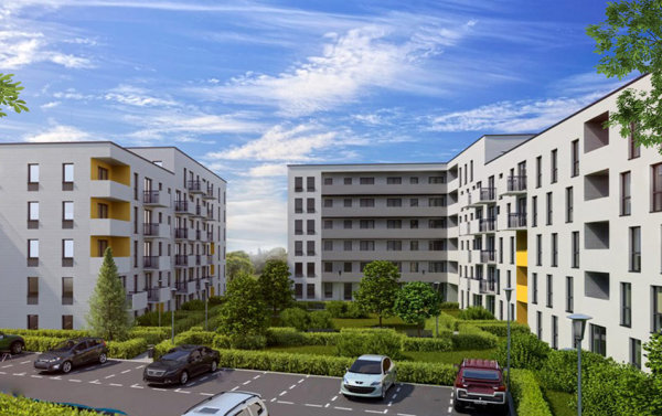 Śląskie Ogrody - inwestycja Murapolu w Tychach powiększy się o 162 lokale. Wiz. Murapol. Śląskie Ogrody - inwestycja Murapolu w Tychach powiększy się o 162 lokale. Wiz. Murapol.