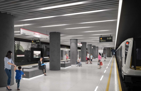 Ostatni odcinek II linii metra w Warszawie będzie miał ok. 4 km. Ostatni odcinek II linii metra w Warszawie będzie miał ok. 4 km.